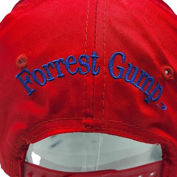 Vintage Bubba Gump Shrimp Company Forrest Red Logo Embroidered Snapback Hat - Picture 6 of 11
